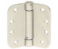 Stanley RD2068R 4 x 4 26D Single Acting, Full Mortise, Standard Weight Spring Hinge - 4" x 4", 5/8" Radius Corners, Satin Chromium Plated
