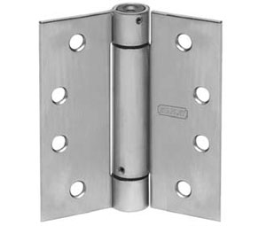 Stanley 2060R 4-1/2 x 4-1/2 10A Single Acting, Full Mortise, Standard Weight Spring Hinge - 4-1/2" x 4-1/2", Sqaure Corners, Oxidized Satin Bronze