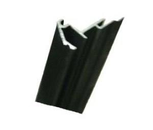 Stanley 432637-8 Glass Stop Gutter Beveled - Dark Bronze, 8 ft Length