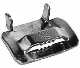 Strapbinder 682-ST252 Buckles - 1/4" Width - Stainless Steel 201