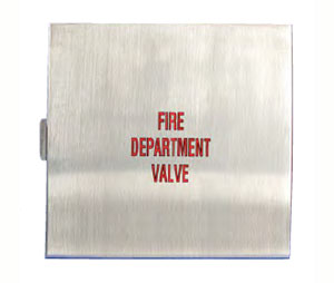 Strike First VC-SN-SG-SSF Sonoma Series Valve Cabinet-Fire Rated-Stainless Steel Front