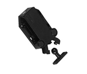 Sugatsune SLMC37-WH Touch Latch - Non-Magnetic, White - 1 Each