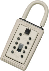 Supra 001350 KeySafe Portable w/Push Button- Clay