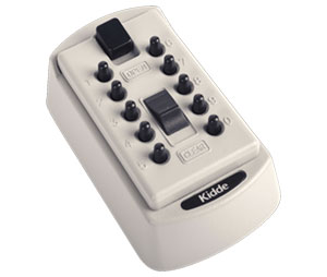 Supra 001414 KeySafe Slimline 2-Key w/Push Button - Clay