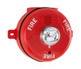System Sensor PC2RK SpectrAlert® Advance Outdoor Horn Strobe - Ceiling Mount - Red w/Back Box 