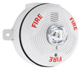 System Sensor PC2WHK SpectrAlert® Advance Outdoor Horn Strobe - Ceiling Mount - White w/Back Box 