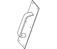 Trimco 1014-2B 605 3.5" x 15" Pull Plate - Polished Brass