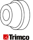 Trimco 1278CVTB Concave Wall Bumper