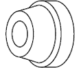 Trimco 1278CXMS Convex Wall Bumper