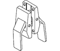 Trimco 1562 2 3/4" backset Push/Pull Latch