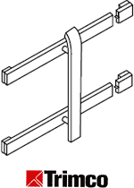 Trimco 1682 Push Bar Set