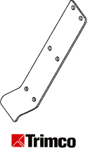 Trimco 1820 605 Push/Pull Plate - Combo Plate -  3.5" x 16.5" - Polished Brass