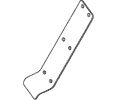 Trimco 1820 605 Push/Pull Plate - Combo Plate - 3.5" x 16.5" - Polished Brass