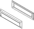 Trimco 2082 Magazine Size Mail Plate Set