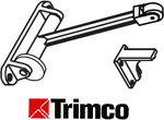 Trimco 3093 605 Drop Arm Coordinator, UL - Polished Brass