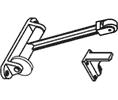Trimco 3093 605 Drop Arm Coordinator, UL - Polished Brass