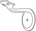 Trimco 3405 Handrail Bracket