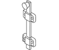 Trimco 3922 626 Heavy Duty Surface Bolt - 8" - Satin Chrome