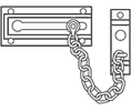 Trimco 4015 Door Chain Guard