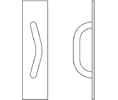 Trimco 7180S Interior Wing Pull