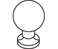 Trimco 7300-1 Cabinet Knob