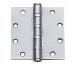TA DH-BB168SQNRP545-US26D 5" x 4.5" Ball Bearing-Full Mortise-Non Rising Pin-Heavy Weight Hinge-Satin Chrome