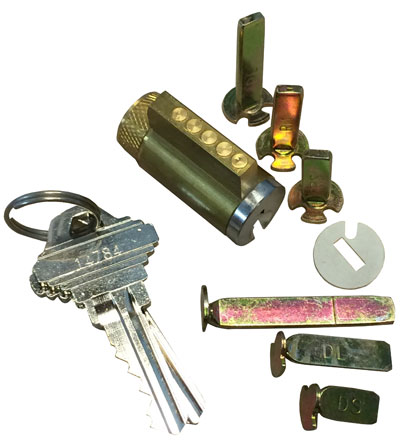 Universal Knob/Lever Cylinder W/ Schlage C Keyway