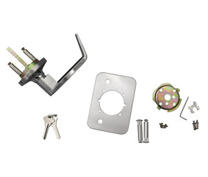 TA ED-LHL580-US26D Storeroom Function Lever Trim Device - Satin Chrome Finish