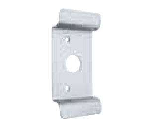 TA ED-PP05501-AL Pull Plate with 1-1/4" Diameter Hole - 3"W x 8"H