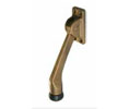 TA GH-1135-AL 5" Cast Alloy Drop Down Door Holder - Aluminum Finish
