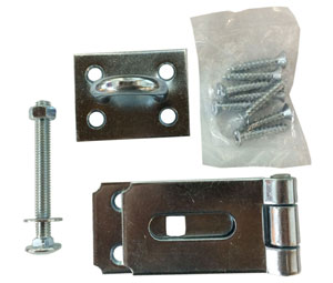 TA GH-600XHH75-GV  Extra Heavy Duty Hinge Safety Hasp - Galvanized