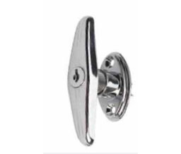 TA GH-960-KA-US26 Tee Handle Garage Lock - Polished Chrome Finish