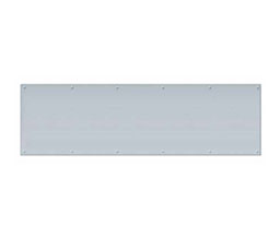 TA GH-KP834-BT-AL 8" x 34" Kick Plate - Brasstone on Aluminum Finish