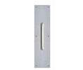 TA GH-PP5425-AL Pull Plate With Handle - Round Pull - Aluminum Finish