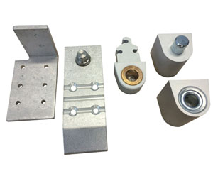 TA SF-OP50LH-AL Aldora Style Offset Pivot Set - Left Handed - Aluminum