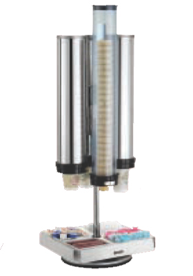 Modular Dispensing Systems 1003860 4-Sided Rotary Stand