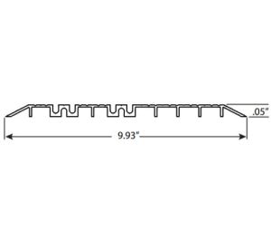 Tormax 140608 Threshold 2-Bev 2-Trk, Fbo (Tx9420/9430) - 1 foot