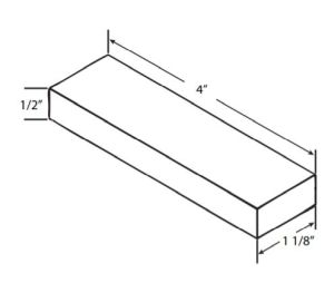 Tormax US801044 1" Transom Setting Block