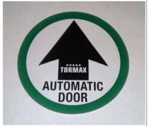 Tormax US801470 Bi-Direction Arrow Window Decal