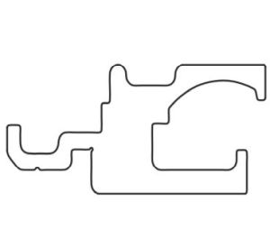 Tormax US801620 Header Cover Hinge - 1 foot