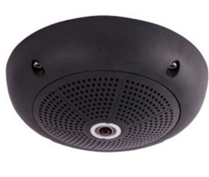 Mobotix MOB-MXQ25MSECD12BL 1/2.5" Black Hemispheric Camera with L12 Lens and Color Sensor