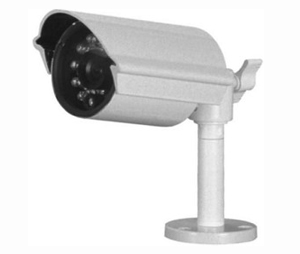 Golden State Instrument GSI-GS602IRCW 1/4" Color IR Bullet Camera with 3.7mm Lens (White)