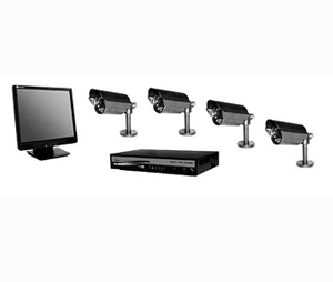 Golden State Instrument GSI-GSCCTVPK2 CCTV All-in-One Kit Bullet Cameras