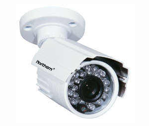 Northern NTH-B7IRW960 700 Line Outdoor IR Bullet Camera with OSD (White)