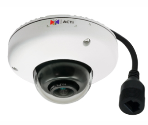 ACTI Corporation ACI-E923 10MP Outdoor Mini Fisheye Dome Basic WDR Camera