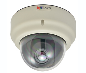 ACTI Corporation ACI-KCM3311 4MP Indoor Zoom Dome Day/Night Camera