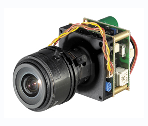 Ganz CHU-CMH112V24A 1/4" High-Resolution Color Board Camera