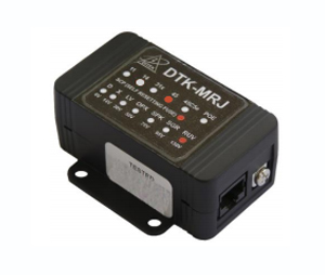 Ditek DIT-DTKMRJ45SCPRUV 4 Pair, 130V, RJ45 In/Out Modular Jack