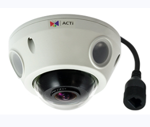 ACTI Corporation ACI-E929 3MP Outdoor Mini Fisheye Dome Camera