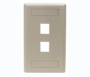 Hubbell AXE-233451 IFP14W, 4-Port Flush Mount Unloaded Single Gang